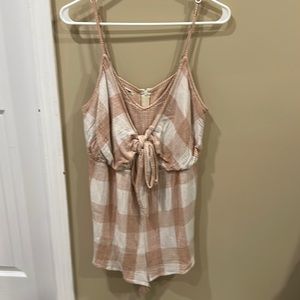 Billabong women’s jumper Rayon and Cotton zip up adjustable straps 14